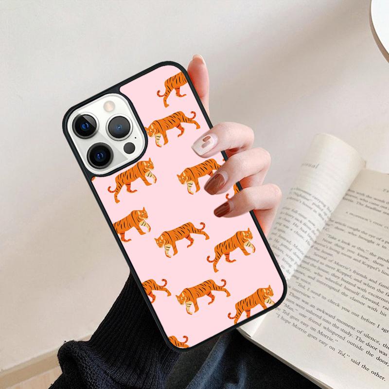 Чехлы для мобильных телефонов с принтом тигра и гепарда Cover Для iPhone 17 Air 16e 15 14 12 13 11 Pro MAX apple Plus Coque