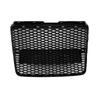 Черная передняя сотовая решетка бампера подходит для A6 C6 2004-2008 до рестайлинга