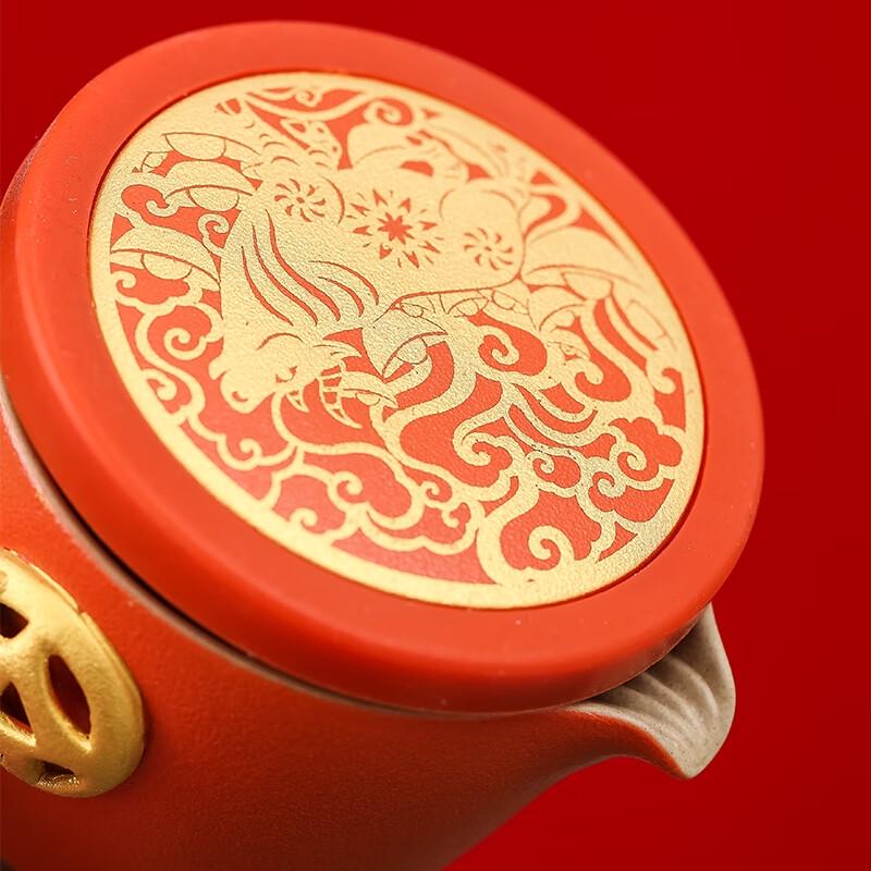 Wanchunhe Auspicious Ruyi Ceramic Tea Set