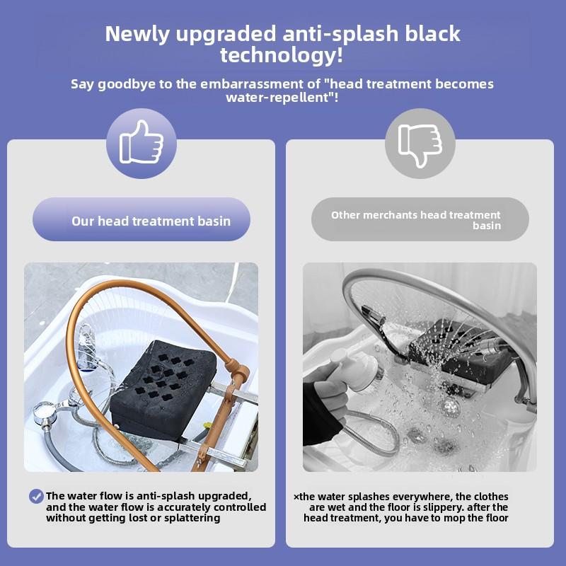 2025 Sell Head Spa Bed Shampoo Chair Wash Hair Salon Furniture Backwash Portable Hairdressers Spa Sinksupplies for Professionals