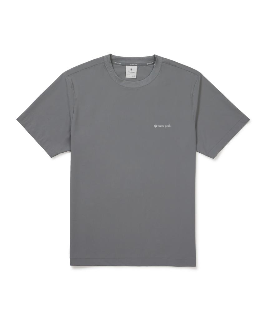 SNOWPEAK APPAREL Aquax Cooling Lamp Graphic Short Sleeve T-Shirt (S26Mmpts88) Dark Gray
