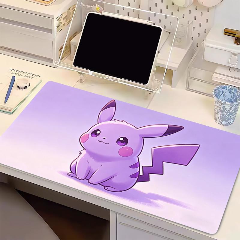 Mouse Pad kawaii Pikachu Large Esports Gamer Mat xcm Computer Keyboard Pad Durable Gaming Desk Mat Pokemon Rubber Mausepad