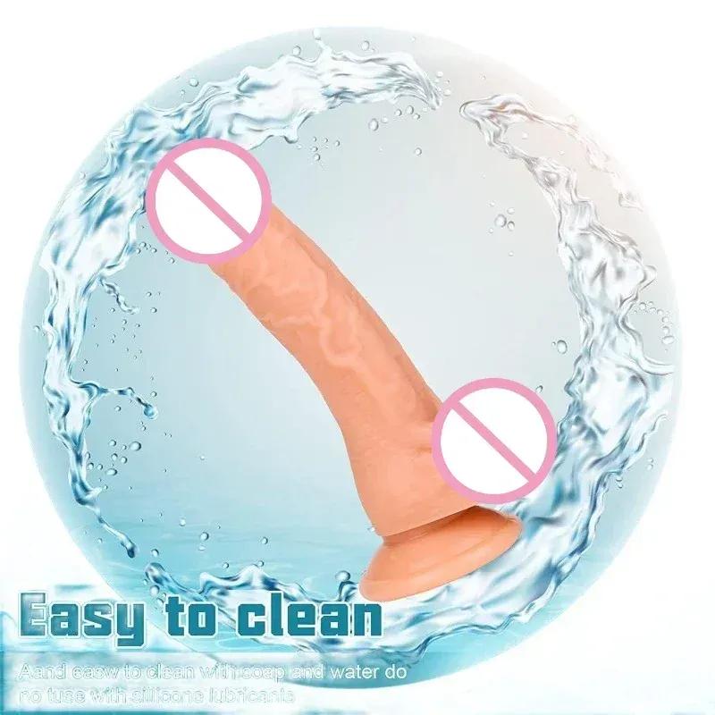 Realistic Dildo with Suction Cup Huge Fake Dick Big Suction Cup Penis Dildos G Spot Massager Sex Toys for Women Aduls Panties18