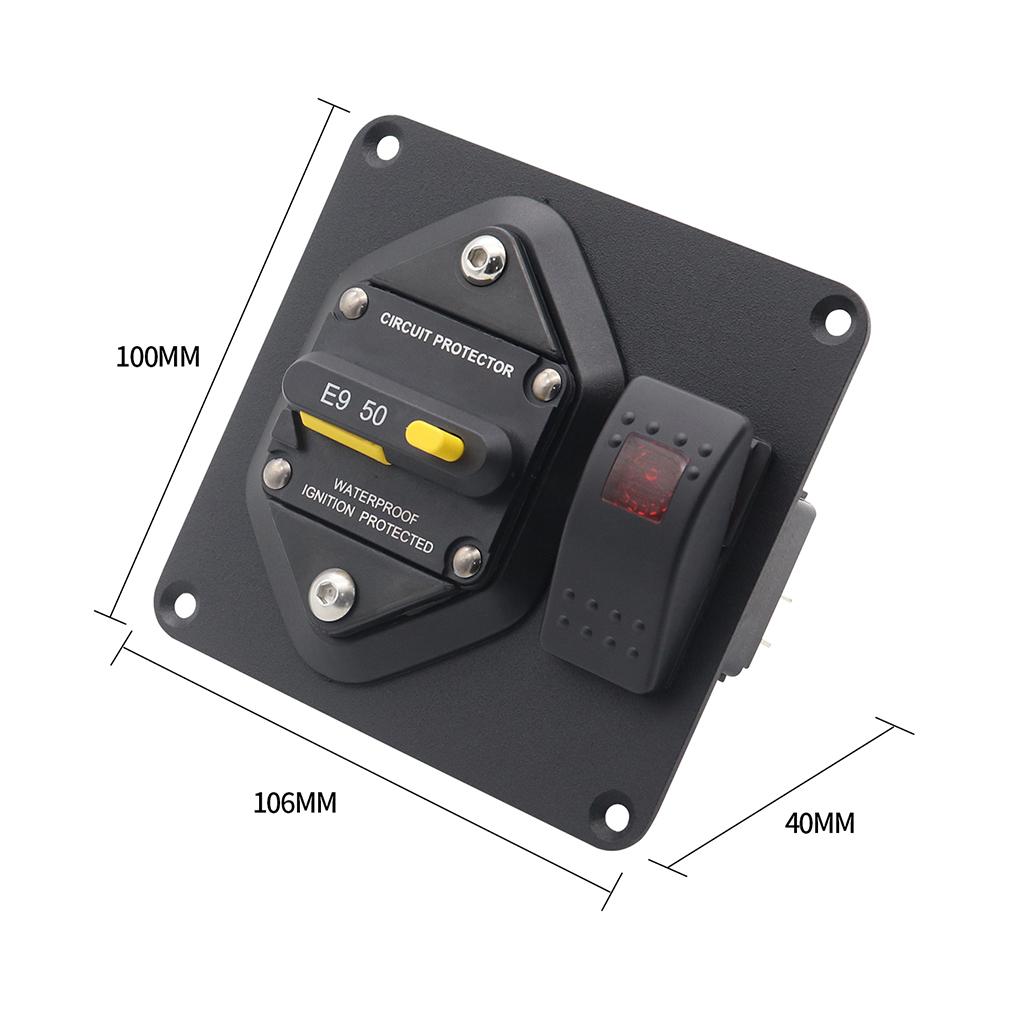 50A 100A 150A 200A 250A 300A Автоматический выключатель с кулисным переключателем для лодки, автоматический выключатель, предохранитель сброса для автомобиля 12/24 В