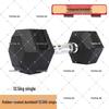 Yuanfeng Jielong Rubber-Coated Hex Dumbbell
