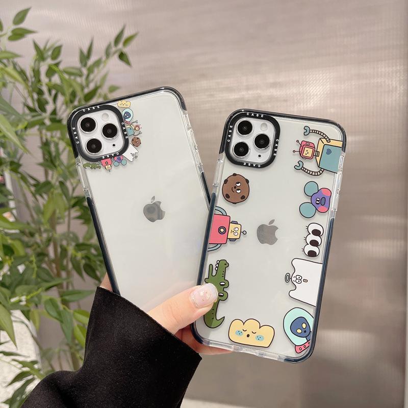 Мультяшный монстр для IPhone 16, Чехол для телефона Apple 15 Pro Max, Совместим с 14 и 13 Plus, Доступен в различных размерах