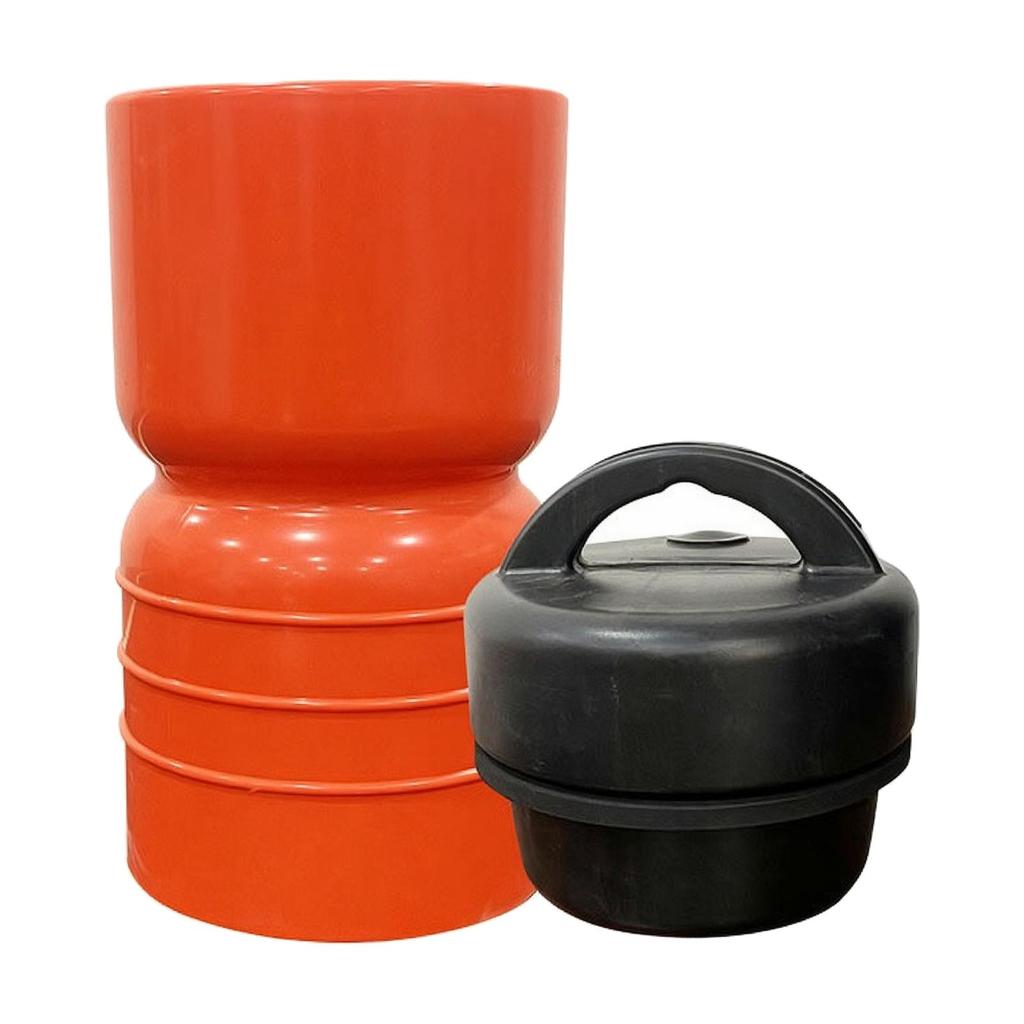 Cylindrical ManureDrain Plug with Domed Cover Easy to Lift Manure Drainage Drain Stopper