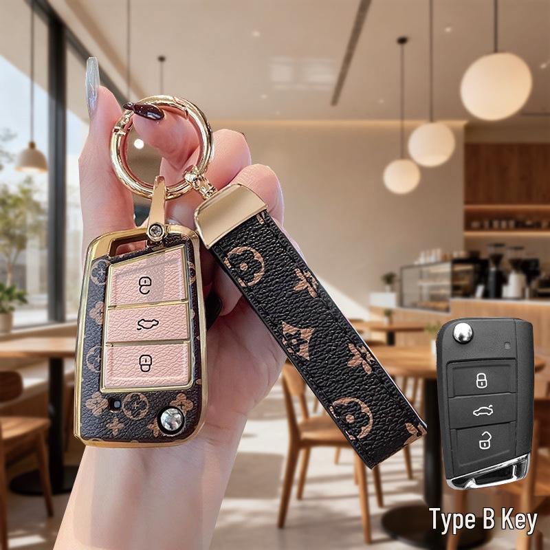 Volkswagen & Range Rover Key Cover for Tiguan, Lavida, Magotan, Sagitar, T-Roc, Teramont, Tayron, Passat