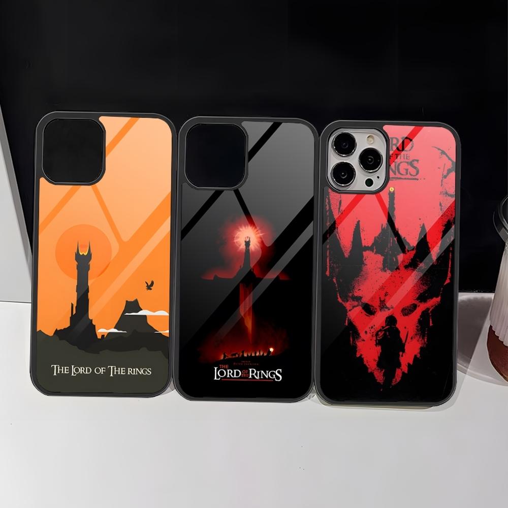 Чехол для телефона L-Властелин К-Колец Для iPhone 16 Pro 15 Pro Max 14 12 11 13 Mini 8 7 Plus X Xs XR PC+TPU Дизайнерская Крышка