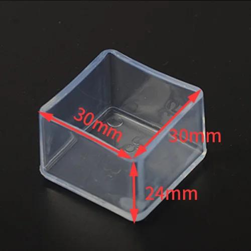 8/16PCS Transparent Table Chair Foot Covers with Silent Wear-resistant Anti Slip Anti Mold Protective Cover To Protect The Floor