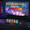Популярные RGB LED часы на нитронно-газовых индикаторах DIY Настольное украшение для киберспортивных и технологических энтузиастов