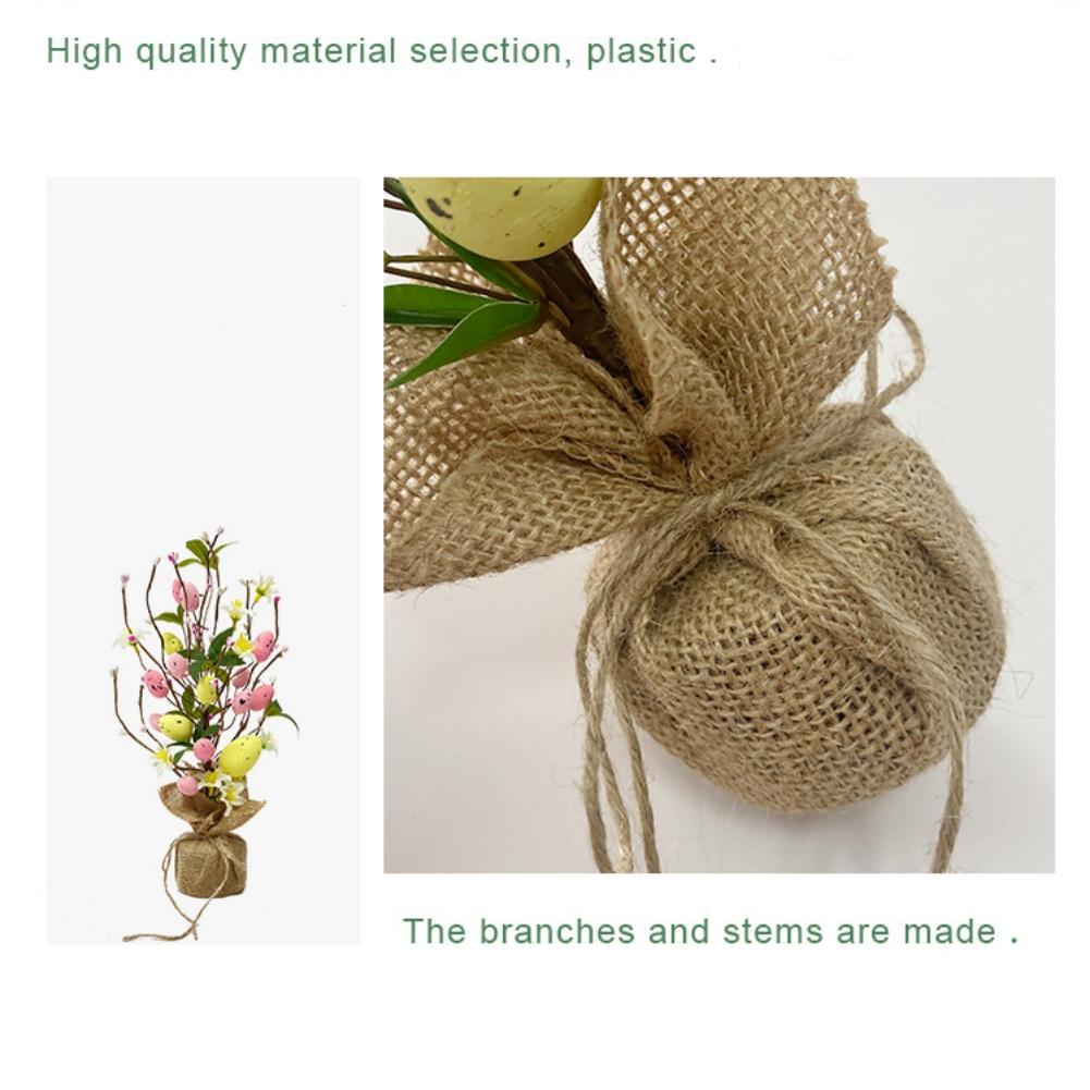 Artificial Trees Decorative Tree Table Centerpiece Table Tree Burlap Base Easter Great