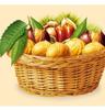 CJ Жареный сладкий каштан Снек 240г – Вкусное готовое к употреблению корейское лакомство