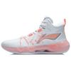 Li Ning Liren 2 Плоская амортизация Скользкая подошва Износостойкие Покрытие Поддержка Средняя высота Баскетбольные кроссовки Мужские ABAR087-2