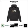 ESSENTIALS Мужская плюшевая толстовка в американском стиле 1977