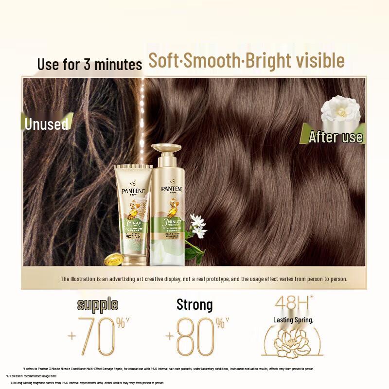 Pantene 3 Minute Miracle Jasmine & Camellia Scent Conditioner 160ml