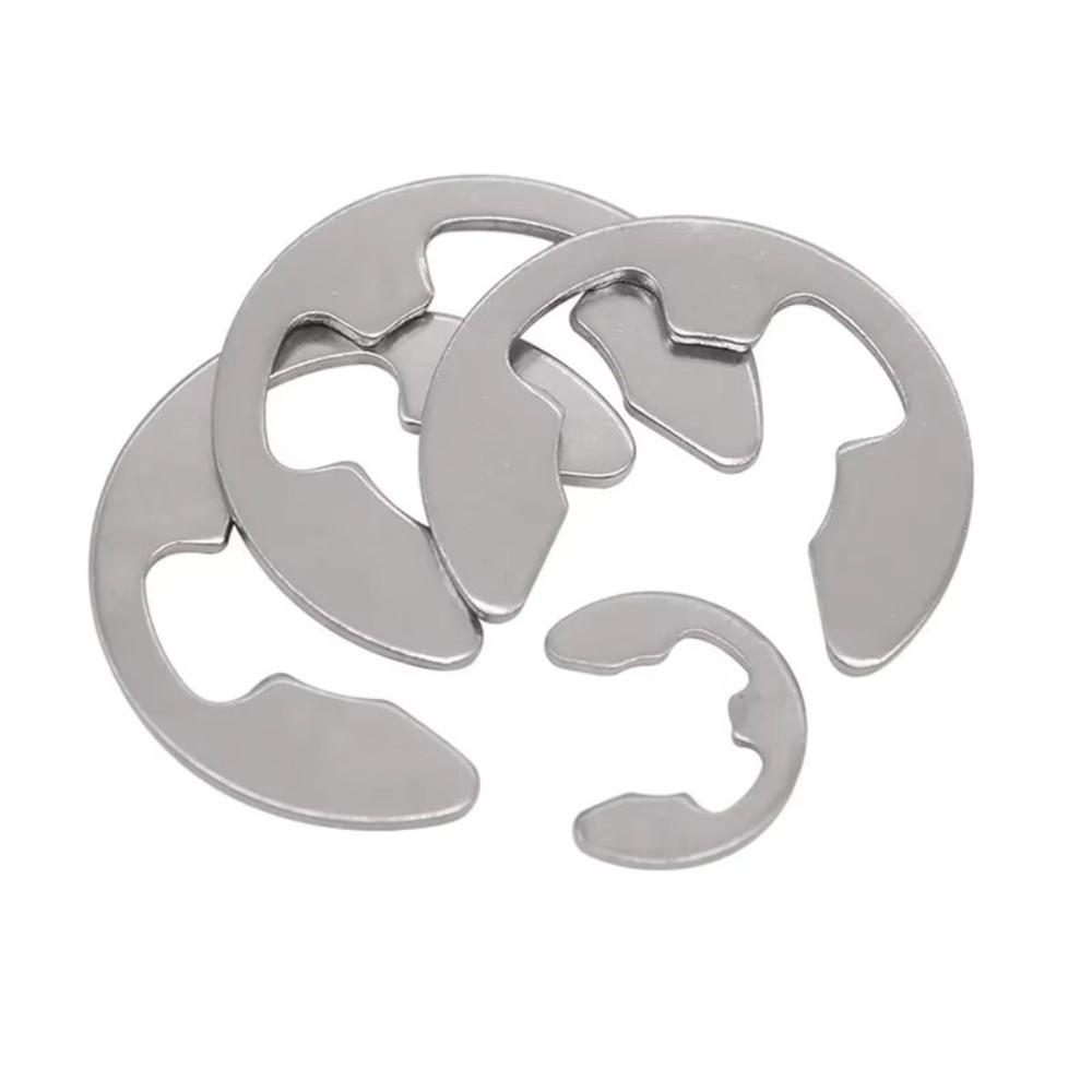 200pcs Bearing Type Retaining Ring Kit Stainless Steel E-Clip Kit Snap Ring Set Bearing Maintenance