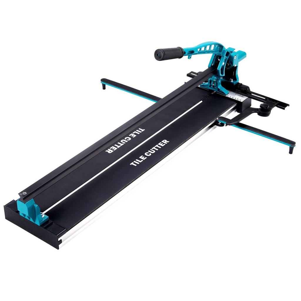 Manual Tile Cutter, 800mm, Porcelain Ceramic Tile Cutter with Tungsten Carbide Cutting Wheel, Infrared Positioning, Anti-Skid Feet, Durable Rails for