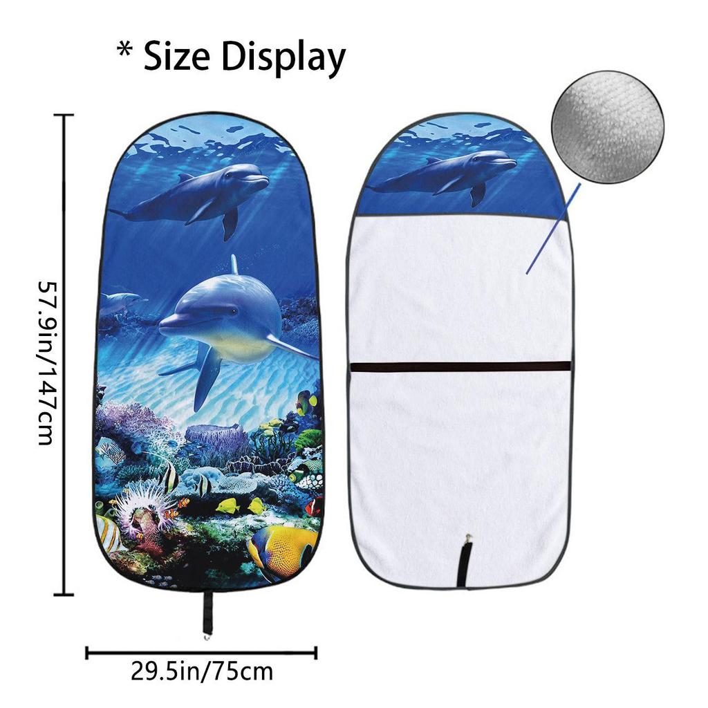 Universal Car Seat Towel Cover: All-Season Front Seat Protector for Gym and Workout