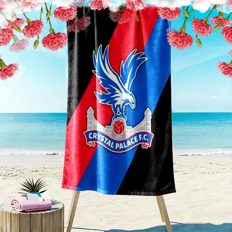 Crystal Palace Print Beach Towel, Large Soft Quick Dry Towel for Beach Camping Swimming