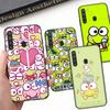Чехол HK16 Frog Keroppi Black Sofe для Samsung Note 20 Lite S24 Ultra S23 A03 A05 A06 A11 A71 A15 A16 A13 A24 A25 A33 A52 A53 A50 M55 M35 Plus