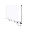 1/2/4pcs Acrylic Dividers Shelf Divider for Closets Organizer Shelf Dividers Closet Separators Bookcase Shelf Divider