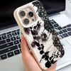 Чехол для телефона Guofeng Ink Flower Apple 17 Pro Max, iPhone 16 ретро 15 Арт 13, новый 12 противоударный