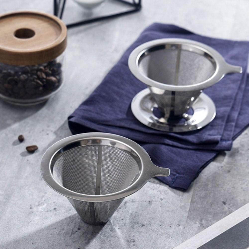 Paper Free Reusable Coffee Filter 800 Mesh Filter Hand Dripping Coffee Maker Specialty Coffee