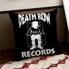 Подушка с принтом DDeath RRow Records, двусторонняя, мягкая, прочная, чехол для подушки, для дома, автомобиля, многоцелевое использование для ежедневного комфорта