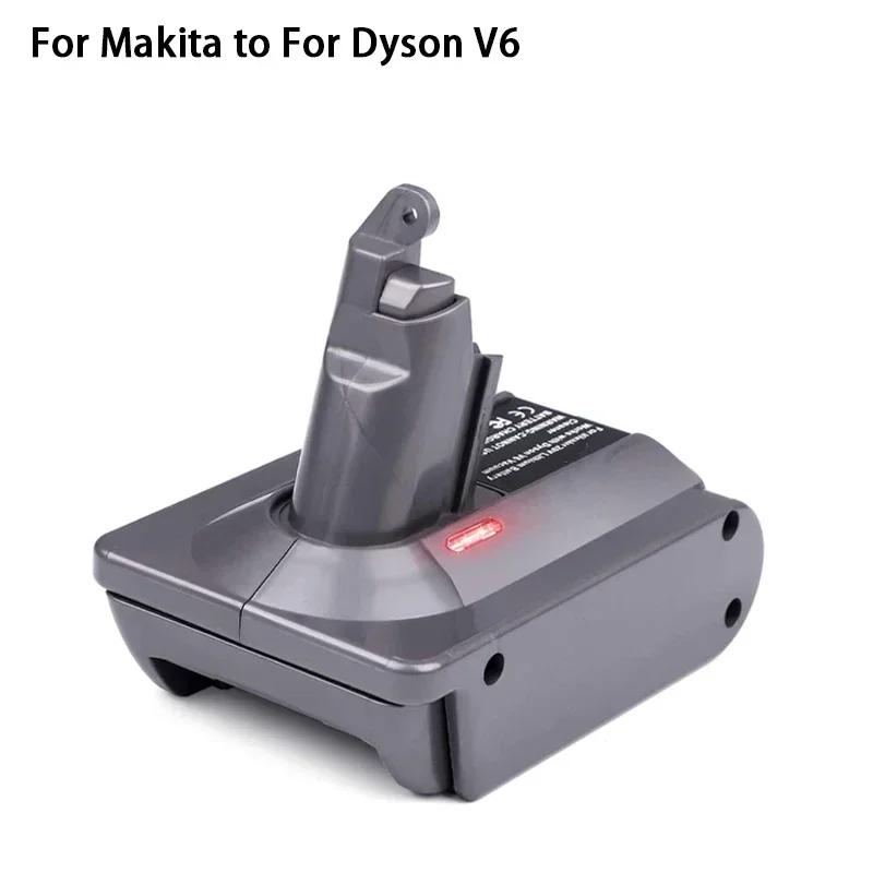 Battery Converter Adapter For Makita/Dewal/Milwaukee/Bosch/Ryobi 18V Li-ion Battery To For Dyson V6 V7 V8 Animal Vacuum Cleaner
