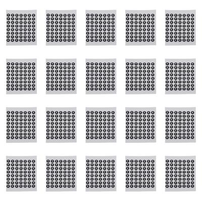 1120 шт. 3D-маркер для сканера, внутренний диаметр 3 мм, внешний диаметр 6 мм, светоотражающая, прочная клейкая 3D-сканирующая точка отслеживания