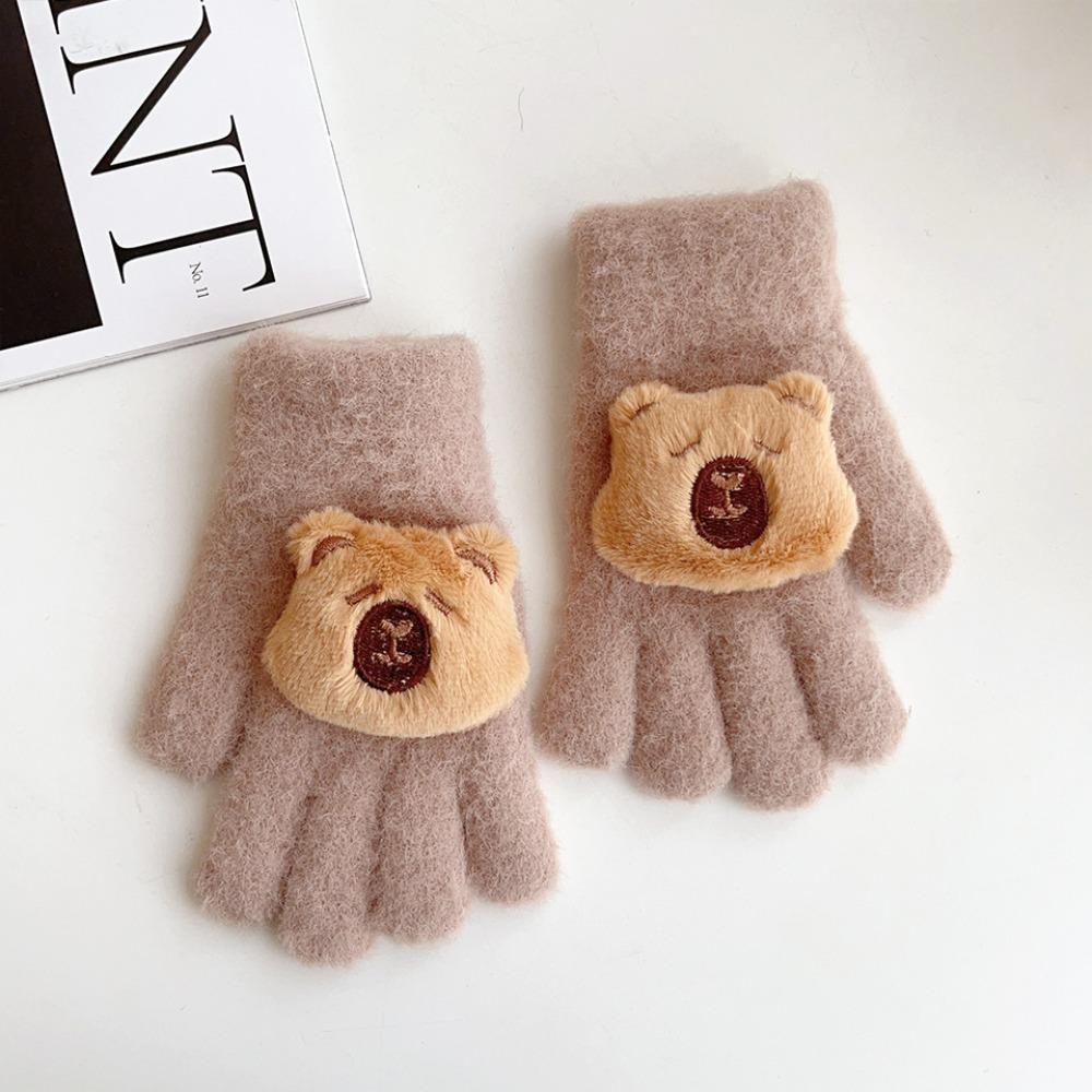 Kawaii Mittens Thicken Keep Warm Gloves Portable Gloves Outdoor
