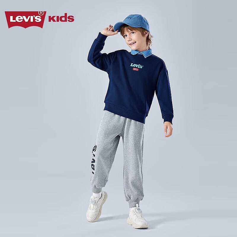 Levi's Детская хлопковая толстовка с принтом