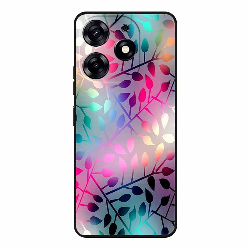 Милые Животные Мягкий Силиконовый TPU Чехол для Телефона Tecno Spark 20 Pro - Легкий и Ударопоглощающий Защитный Задний Чехол