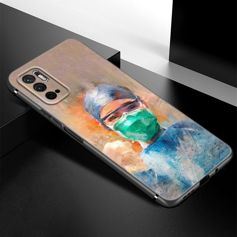Чехол для телефона «Доктор медсестра, здоровье» для Xiaomi Redmi Note 7 8 9 10 Lite 11 11E 11T 12 Pro 11S 4G 10T 5G 8T 9S 10S, черный чехол из ТПУ