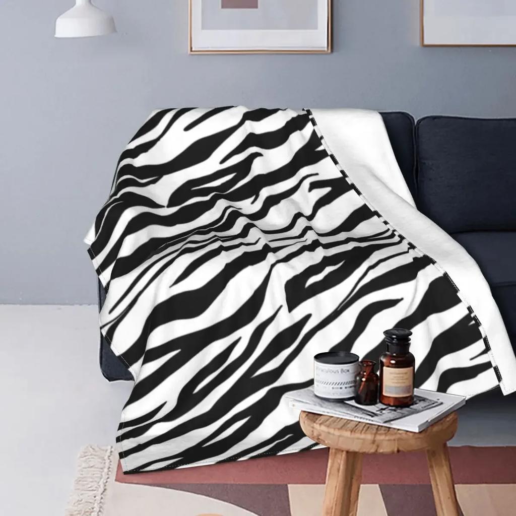 Теплое мягкое покрывало размера King Queen Full Size, коричневое фланелевое одеяло с тигровым принтом, полосатое, с рисунком из меха животных, удобное флисовое одеяло