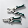 Multifunctional Electrician Pliers, Folding Wire Stripper Cutter, Crimping Splitter Wiring Tool for Electrical Repair