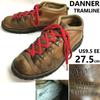 TRAMLINE 54302 Mountain Boots Brown Made In USA 9.5EE 27.5 Leather Trekking Shoes(USED)