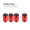 4Pcs 3D Aluminum Alloy Car Wheel Tire Air Valve Dust Caps For Citroen C1 DS3 C2 C3 Vts C4 Saxo C4L C5 C6 C8 Xsara C3-XR Picasso