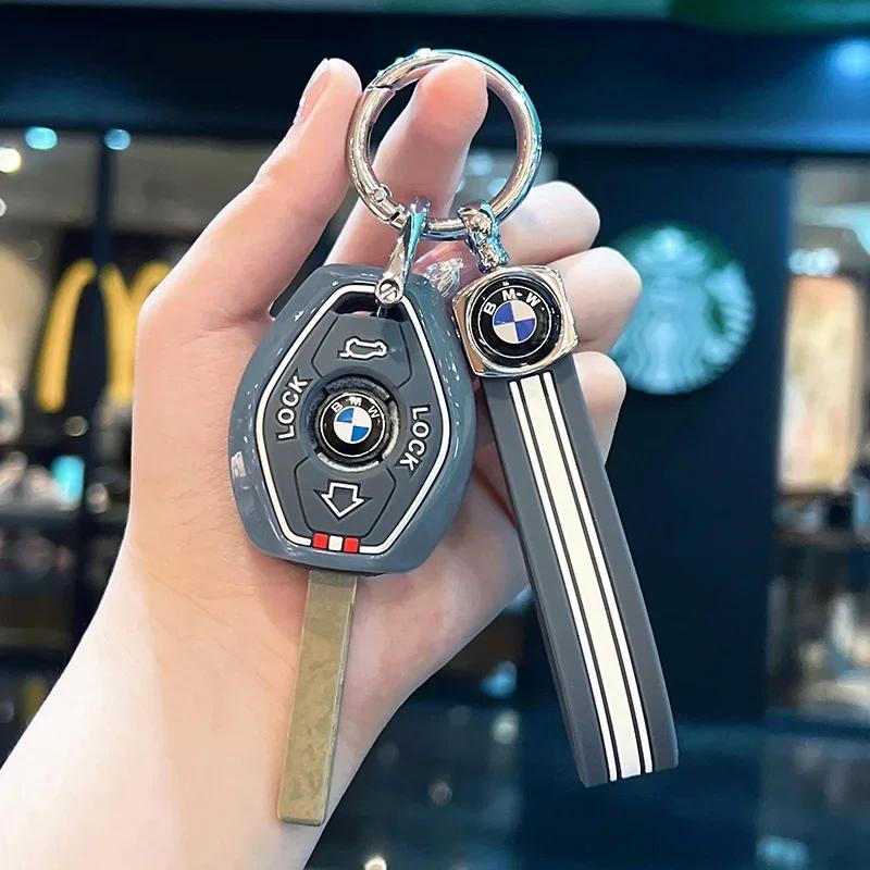 Smart Car Key Case Cover Shell Holder Fob For BMW X3 X5 Z3 Z4 3 5 7 SERIES E38 E39 E46 E83 1998-2005 Protector Keychain EV2