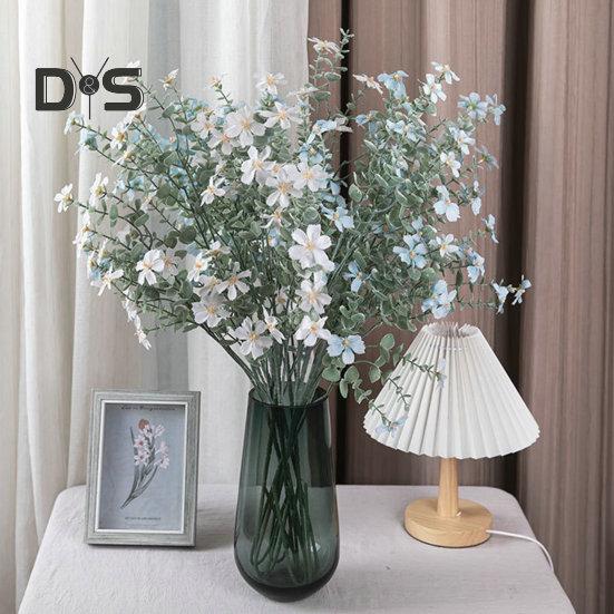 Искусственная шелковая ткань, имитация цветка, легкий уход, креативная мини-искусственная орхидея, зеленое растение