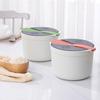 1 Set 2L Rice Steaming Pot Food Contact Grade Easy To Clean Office Worker Portable