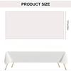 News Solid Color Tablecloth Disposable Party Wedding  Birthday Christmas Table Cover Wipe Covers Rectangle Desk Cloth Decor 2025