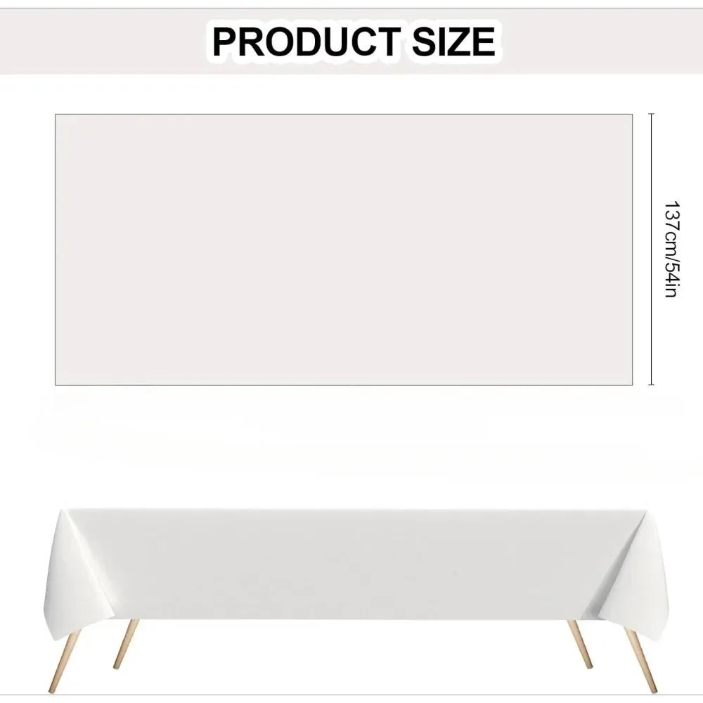 News Solid Color Tablecloth Disposable Party Wedding Birthday Christmas Table Cover Wipe Covers Rectangle Desk Cloth Decor 2025