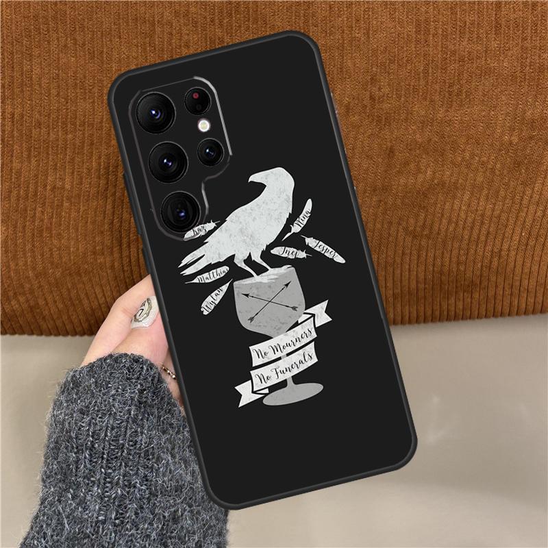 Чехол для телефона "Шестерка воронов" для Samsung Galaxy S25 Ultra S9 S10 Plus S20 FE S21 S22 S23 S24 Ultra Задняя крышка