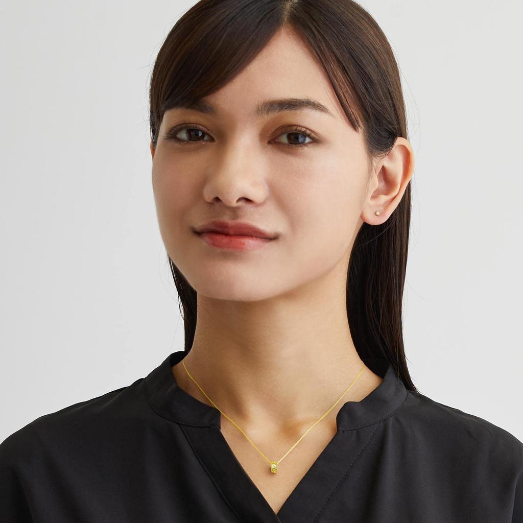 Lala Christie 18K Arabesque Necklace, 0.02ct Diamond, Gold, Ring, Lp56-0002-yg