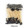 100Pcs Halloween Pumpkin Skewers Bamboo Picks Fruit Forks Buffet Dessert Toothpicks Ghost Bat Halloween Party Decoration