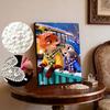 Disney Набор для рисования украшений Zootopia DIY Отличный выбор в качестве подарка для украшения дома С изысканными художественными картинами с жемчугом