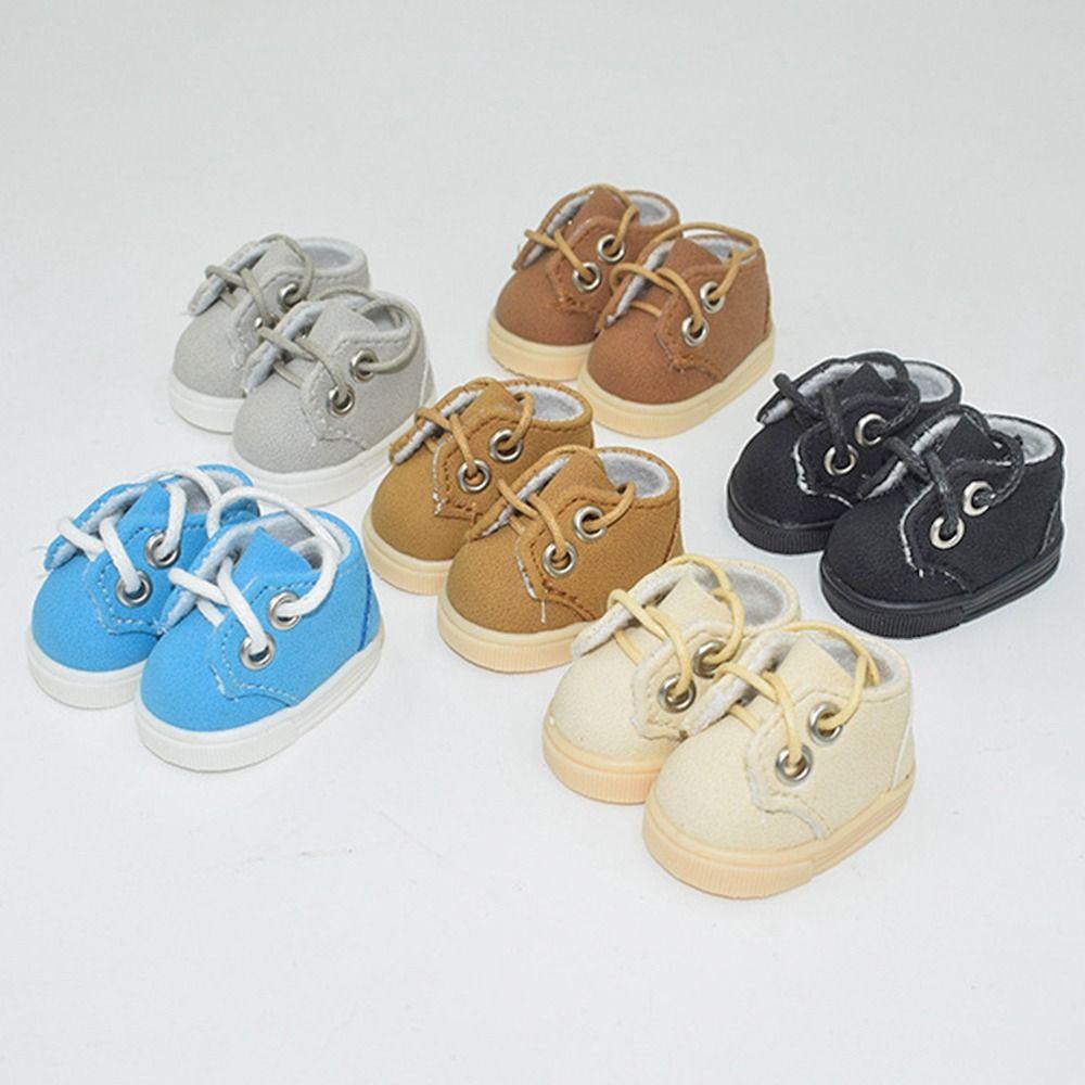 Casual Accessories 1/6 Bjd Doll Shoes Low Bond Leather Shoes 30cm Articulated Doll 15cm Cotton Doll