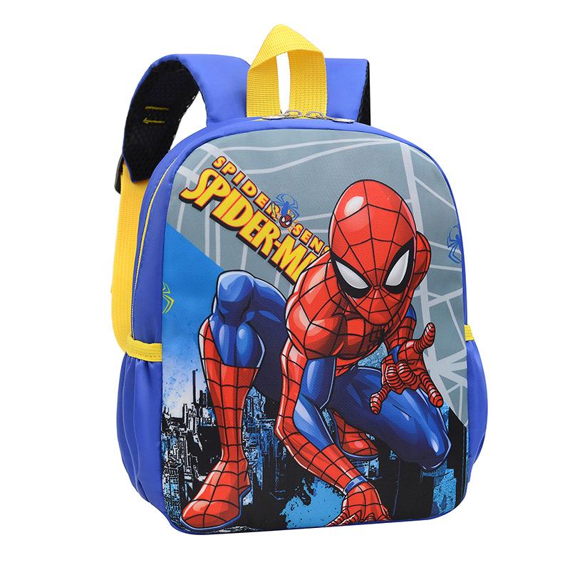 Kids' Cartoon Dinosaur & Spiderman Backpack for Boys Kindergarten